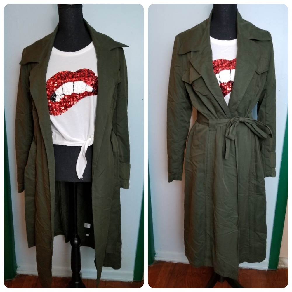 Light Belted Long Jacket